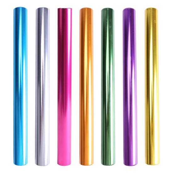 2.7cm Relay Batons Electroplating Multiuse Aluminum Alloy Sprinting Competition Transfer Batons Track Field