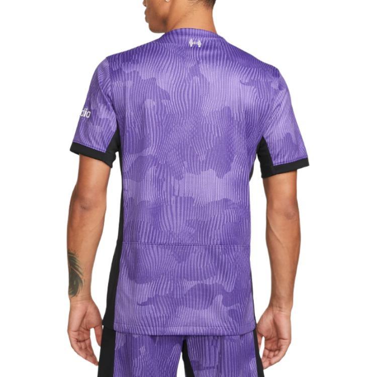 Nike Maglia da Calcio Liverpool FC 23-24 Stadio Terza Divisa Dri-FIT 'Viola' Uomo DX9822-568