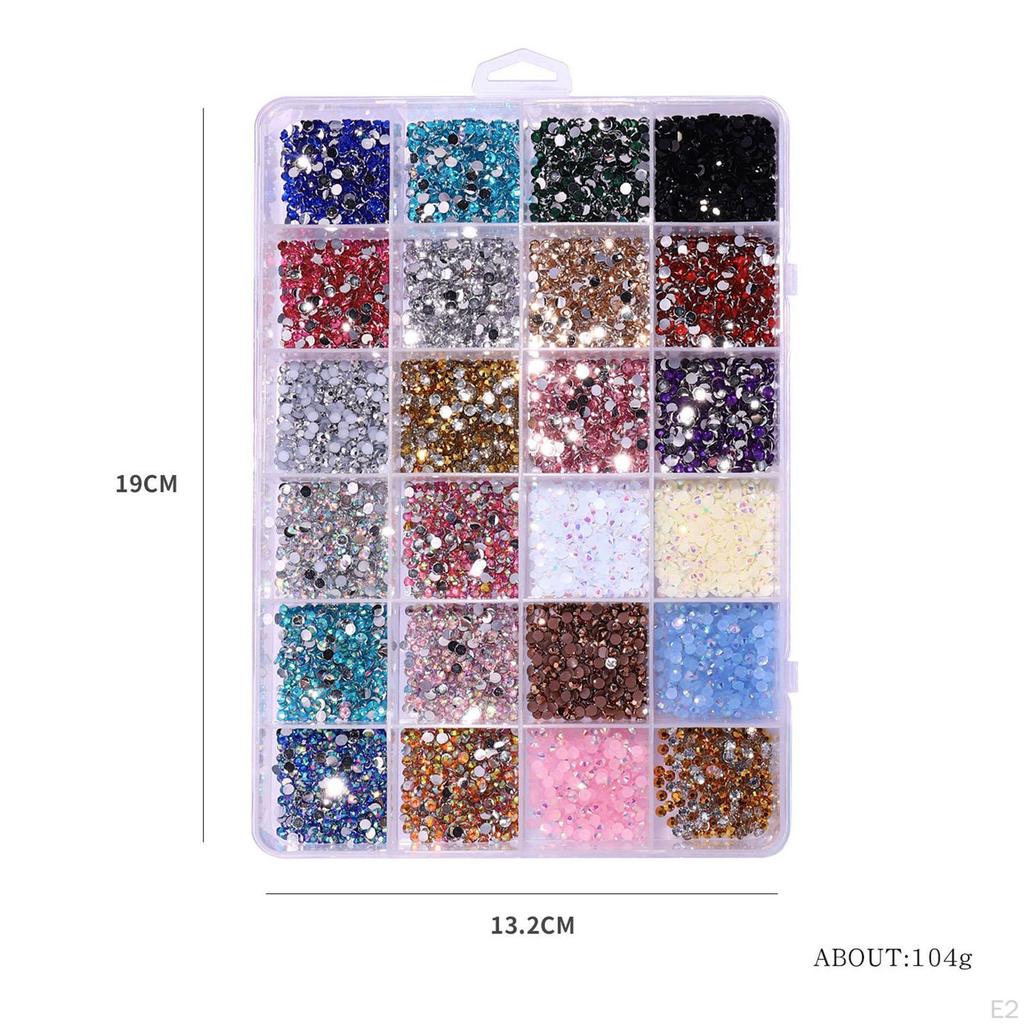 3500Pcs Rhinestones Flat Bottom for Body Cases