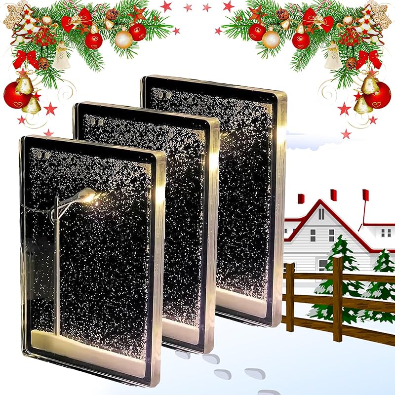 Street Lamp Snow Globe, Snow Scenery Night Light Street Lamp, Street Lamp Night Light, Snowfall Lamp, Now Scene Lamp, Snowy Night Street Lamp, Snowy