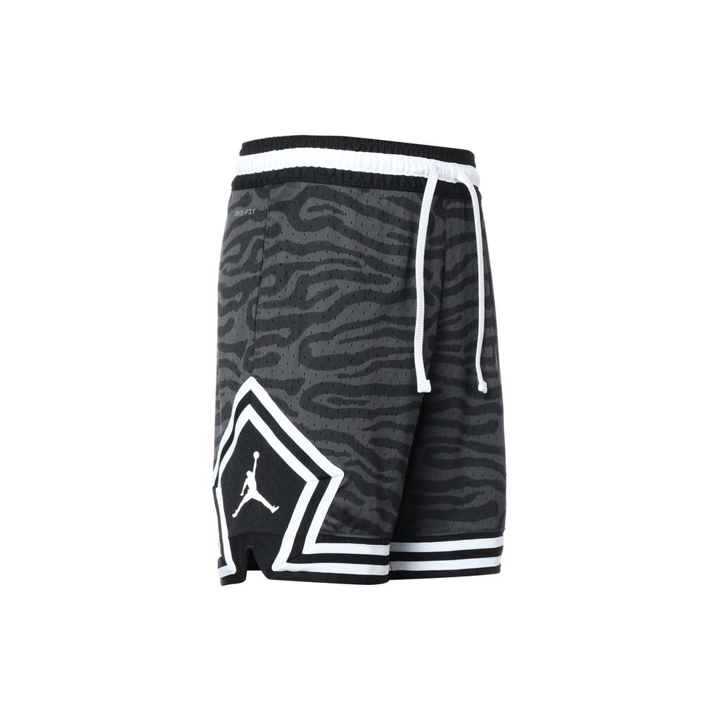 Jordan Dri-Fit Sport BC Diamond Breathable Zebra Print Shorts Men Bottoms Black DM2819-010