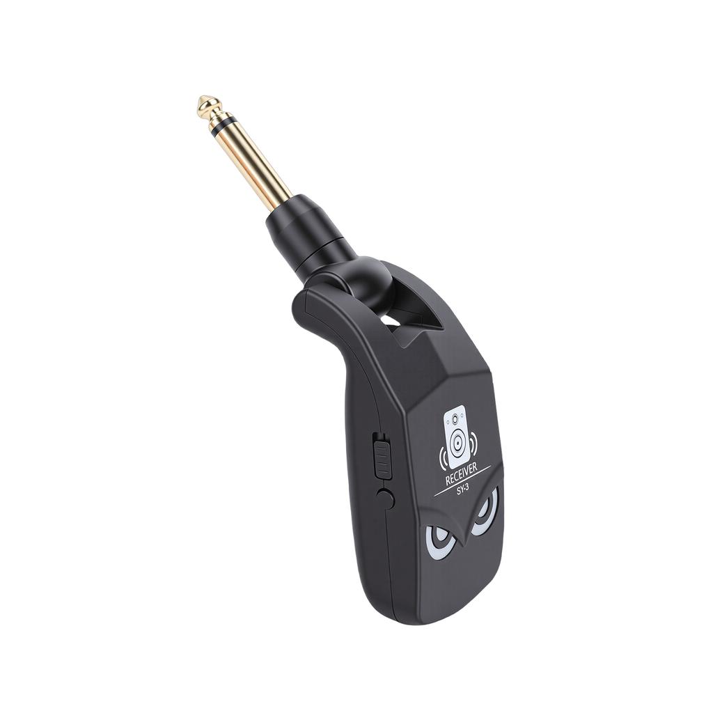 Guitar Wireless System 2.4G Transmitter Receivers 4ms Low Latency 10H Battery Life Rechargeable Wireless System for Electric G