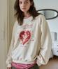 HAINT Sweet Bunny Oversized Sweatshirt 2Col_Ivory
