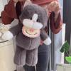 Plush Stuffed Animal Plush Pillow Cat Fluffy Stuffed Cat Kawaii Run Plush Toy Birthday Gift