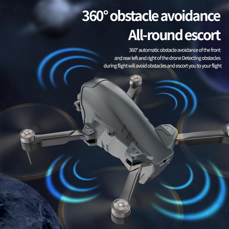 S177 Rc Drone 4K Professional Hd Dual Camera Brushless Optical Flow Ostacle Avoidance Position Aerial Photography Fpv Quadcopter