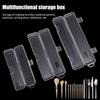 1Pcs Transparent Plastic Box Organizer Multifunctional Eyebrow Pencil Tableware Chopsticks Makeup Brush Storage Box with Cover
