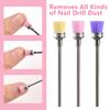 5/10PCS Nail Drill Bits Milling Cutter Cleaning Brushes for Clean Electric Nail Machine File Nail Art Manicure Pedicure Tools