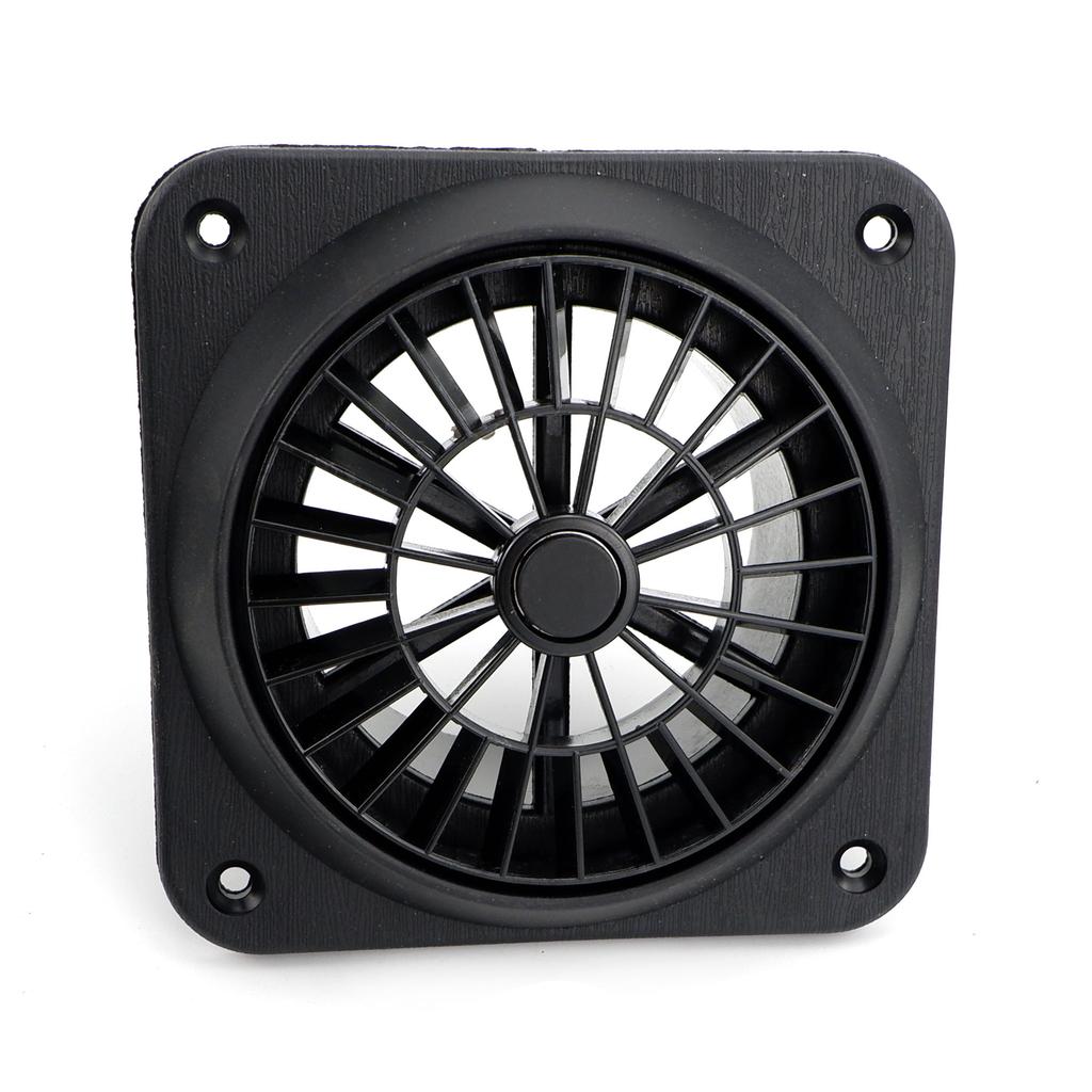 60mm 75mm Diesel Heater Conditioner Duct Air Vent Outlet with Fan Black For Webasto Car Truck Camper VAN