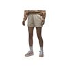 Jordan Brooklyn Comfortable Skin-Friendly Soft Three-Quarter Casual Shorts Women shorts Legendary-Light-Brown White HJ1366203