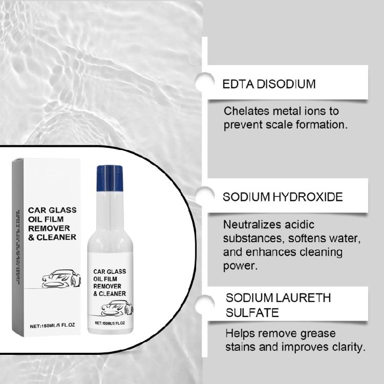 Automotive Glass Restoration Efficient Automotive Glass Oil Film Remover Automotive Glass Maintenance Sprays for Vehicle