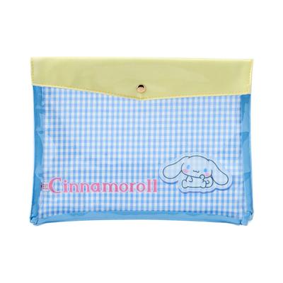 Sanrio Przezroczyste Płaskie Etui, Cinnamoroll, PVC i Laminowana Bawełna, Rozmiar A5, Od 3 Lat, 642924