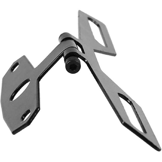 ANKIA Universal Adjustable Motorcycle Fold License Plate Tail Light Holder Motorbike License Plate Mount Holder Bracket for Suzuki Ducati Honda