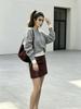 Cross-border Foreign Trade New Soft Waxy Round Neck Pullover Sweater Women's Autumn and Winter Loose and Versatile Basic Pullover Sweater Women's
