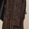 Less Women's 2024 Winter V-Neck Pullover Sweater 2OA314040