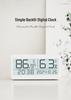 Silent LCD Desktop Alarm Clock with Temperature & Humidity Display