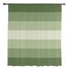 Sage Green Gradient Stripe Sheer Curtains for Living Room Decoration Window Curtains for Kitchen Tulle Voile Organza Curtains
