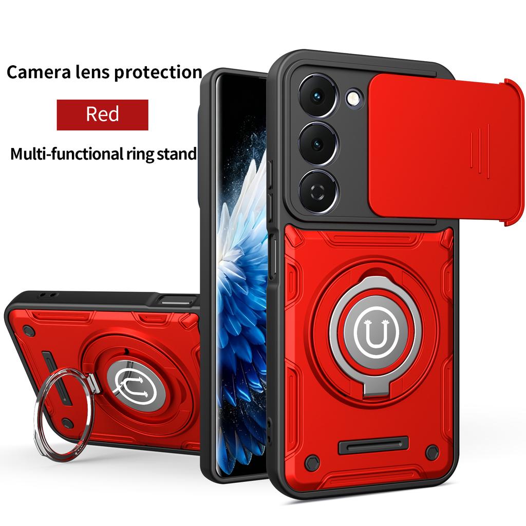 For Tecno Spark 40 Pro Case Tecno Spark 40 Pro + Cover Magnetic Armor Shockproof Ring Holder Case Magsafe Wireless Charge Cover