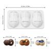 High Temperature Resistant Peanut Silicone Mold 3 Cavities Dessert Making Mold  Party Dessert