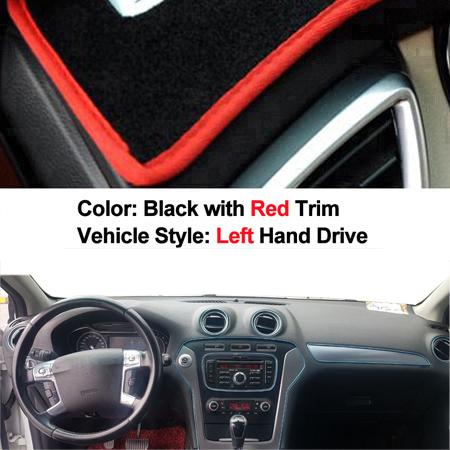 Car Dashboard Cover Dash Mat Carpet Cape For Ford Mondeo MK4 2007 2008 2009 2010 2011 2012 2013 LHD RHD Auto Sunshade  2 Layers