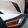 For Mazda CX-3 CX3 2016-2017 2018 ABS Chrome Front Fog Light Foglight Lamp Eyelid Eyebrow Cover Trim Car Styling Accessories