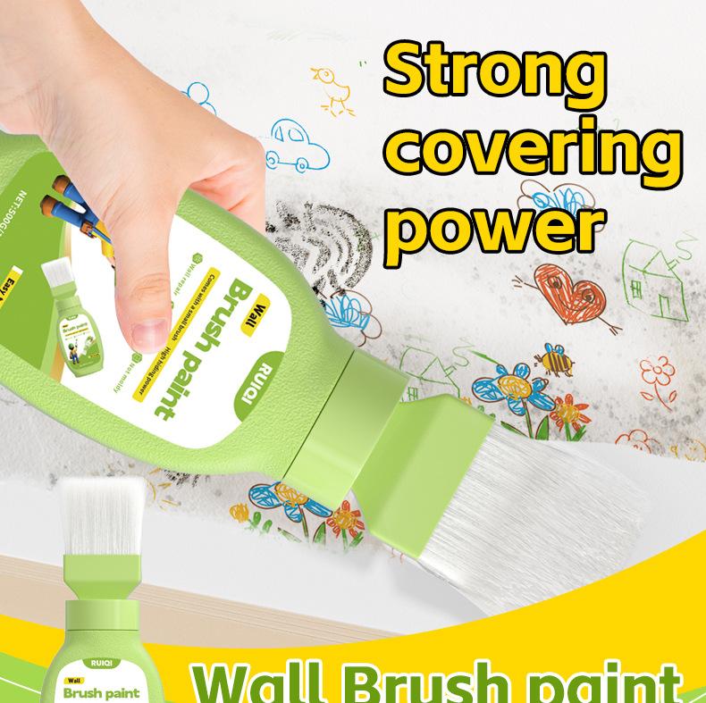 Wall repair agent; wall repair cream; with brush; strong adhesion; anti-mould; waterproof; wall paint; white wall restoration