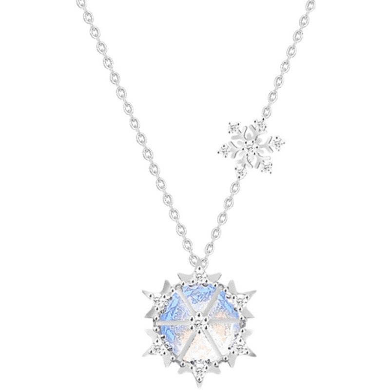 

Маленькое женское ожерелье в виде снежинки с модной нишевой высококачественной темпераментной легкой роскошной цепочкой на ключицу для подарка девушке