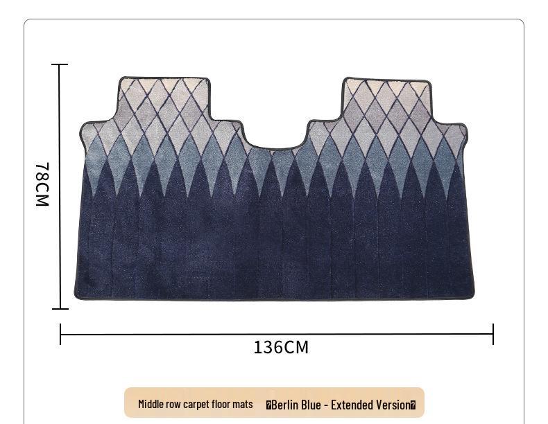25 Buick GL8 Luxgen PHEV Middle Row Carpet Floor Mats - Interior Upgrade