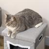 Cat Cave, Cat House, incl. Play Ball, Washable Cushion, 35.5 cm x 35.5 cm x 42.5 cm