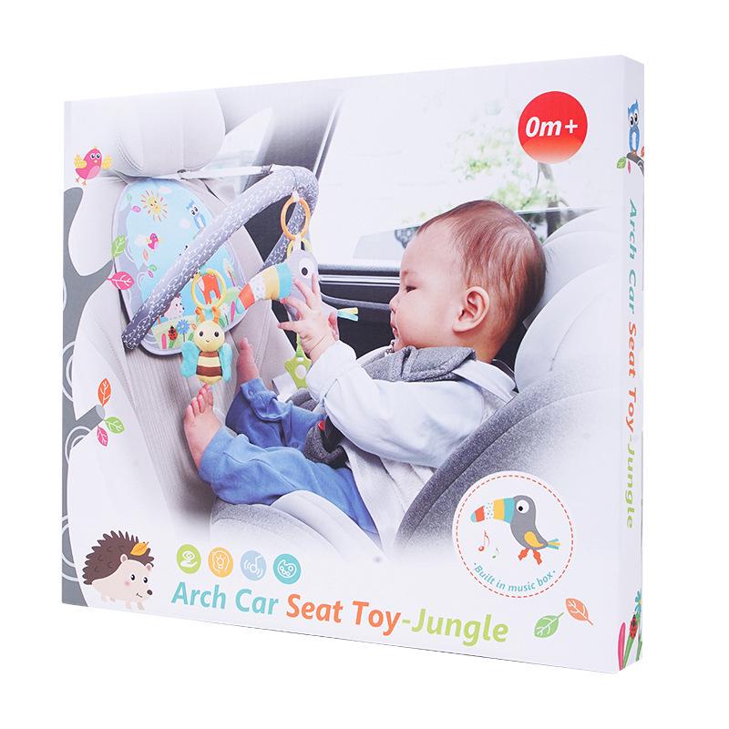 Sozzy Baby Stroller Soothing Toy: Travel Car Bed Pendant for 1-Year-Olds - Early Education Hanging Bell.