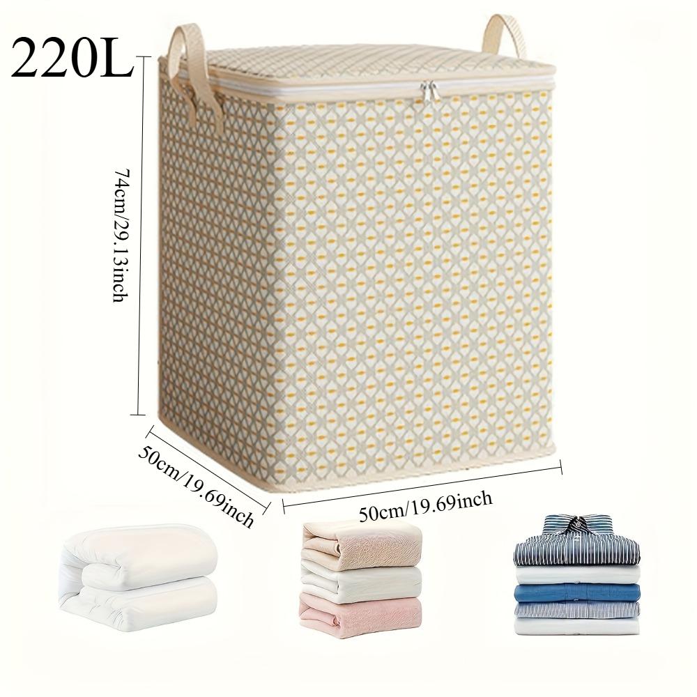 

Extra Large Storage Bag - Multifunctional Bedding, Clothing, and Underwear Storage Bag with Zipper, Under Bed Storage Bag