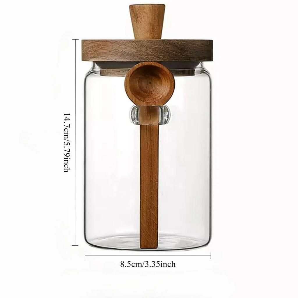 AirTight Glass Coffee Bean Storage Container, Food Storage Jar, for Beans, Grounds Coffee, Tea, Flour, Cereal, Sugar  jars