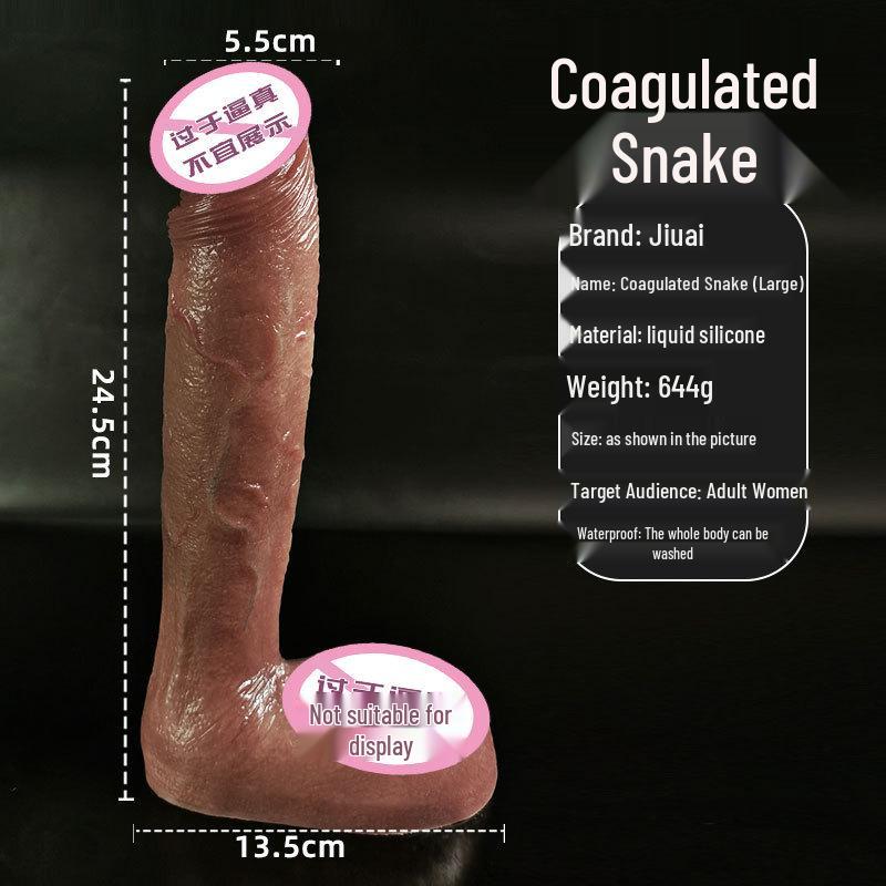 Vibrador de silicone realista: Brinquedo Adulto de Carne Macia para Mulheres