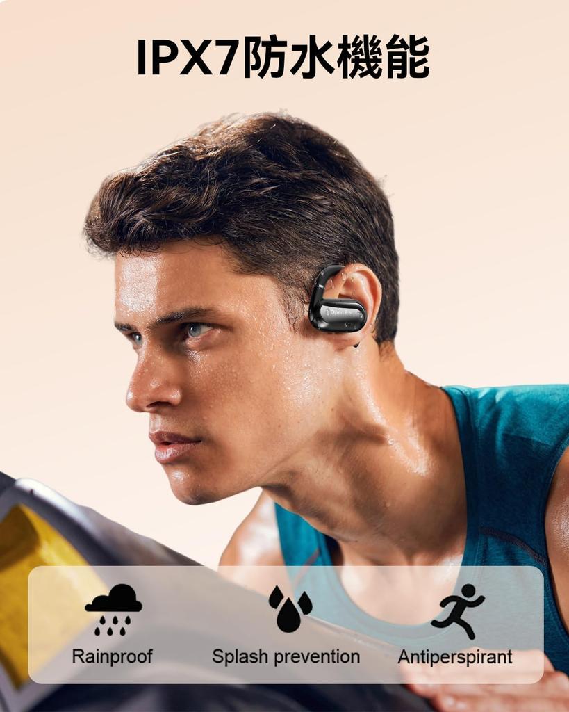 Bluetooth Wireless Earbuds with 6 Silicone AI Smart ENC 90 Hours of 2025 Latest Bluetooth IPX7 HIFI Sound Leakage Innovative Bone Conduction Ideal for