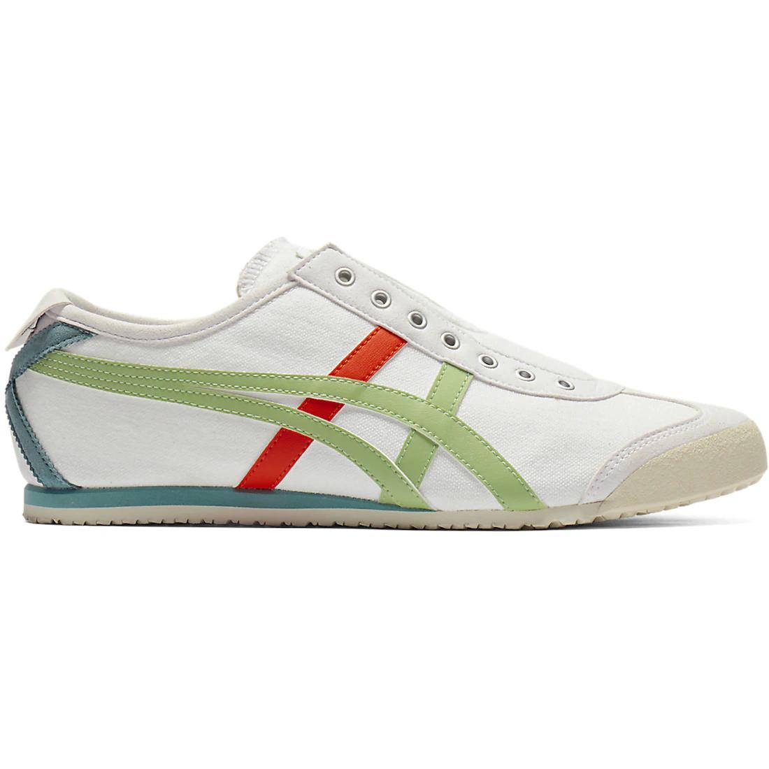 

Кеды Onitsuka Tiger Mexico 66 Slip-On Белый Нефрит Оранжевый(1183A360-129) 36