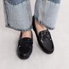 HIMIKO / Ribbon Motif Moccasins / 651109 Black 230