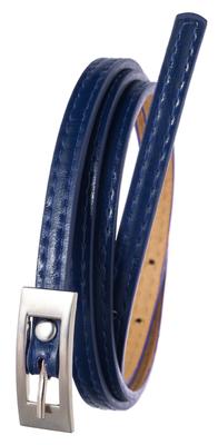 Women's PU Belt Narrow 0.9 Cm BB-CV-11 BLUE 110