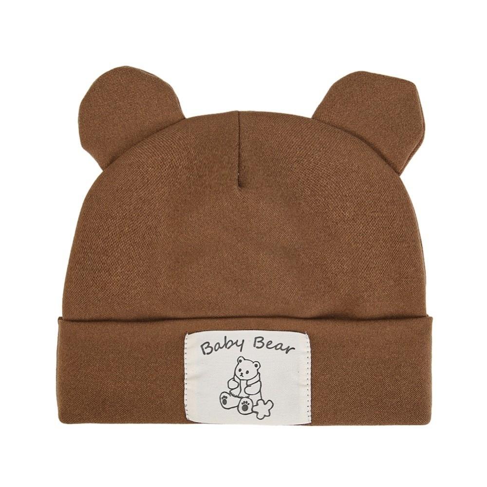 Windproof Beanies Bonnet Cute Bear Ear Ear Protection Cap New Pullover Hat  Autumn Winter