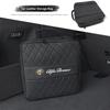 Bolsa de Almacenamiento de Cuero para Coche de Alta Capacidad Bolso de Mano para Maletero de Automóvil Para Alfa Romeo Giulietta 159 Mito Giulia Stelvio 147 156 Tonale Brera