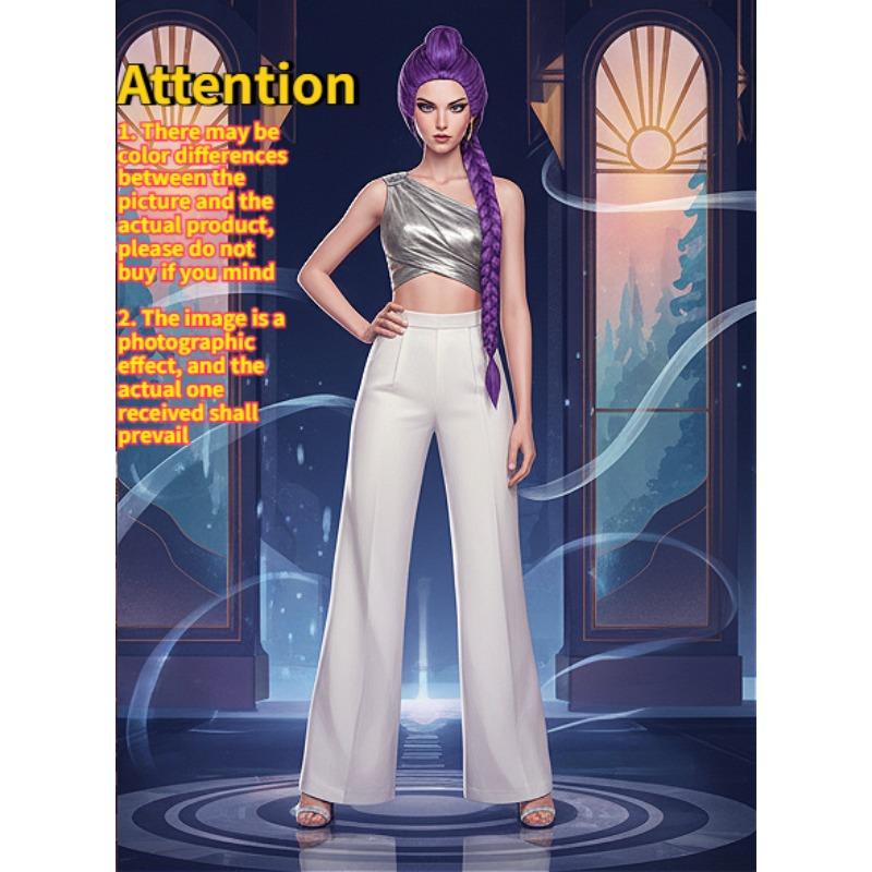 Anime Rumi Mira Zoe Synthetik-Perücke - Kinder Kostüm-Requisite für Dämonenjäger für Cosplay & Mottopartys