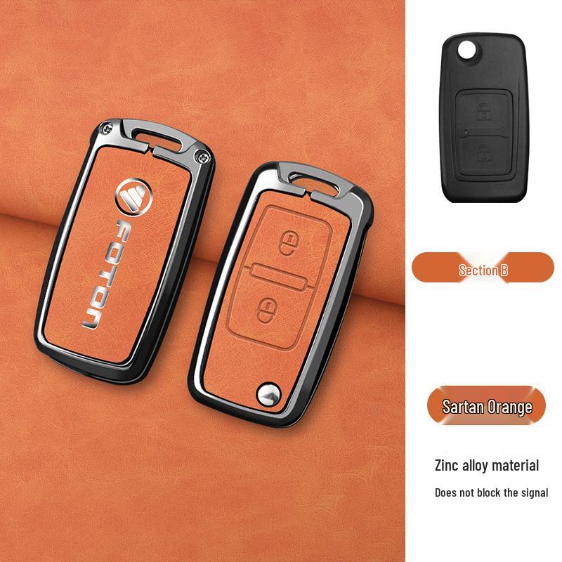 Genuine Leather Metal Shell Case for Applicable Tianxiangling M2 Key and M1 Era M3 Xiangling Navigator Large Truck