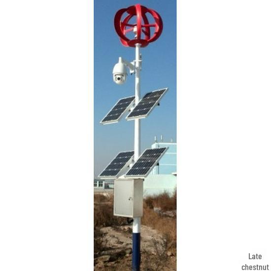 Vertical Axis Wind Turbine 100-300W for Red Lantern Project with Wind-Solar Complementary System.