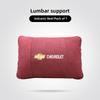 Car Logo Neck Pillow & Lumbar Support Set Breathable Headrest Cushion For Chevrolet Cruze Malibu Colorado Equinox Spark Keychain