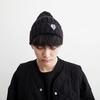 EIGHTVOLUME Ev T-Patch Ribbed Beanie (Black)