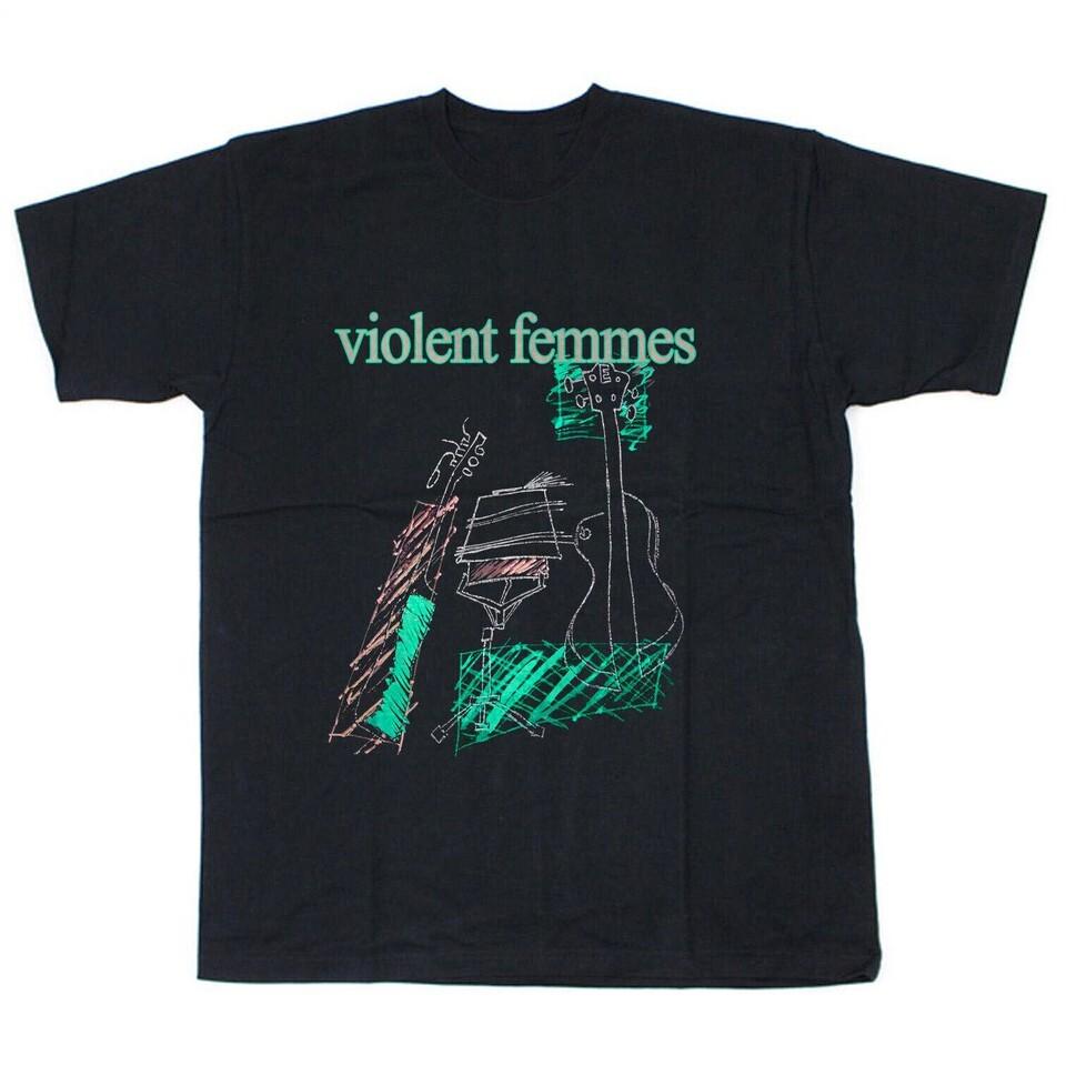 Винтажная специальная мужская футболка Violent Femmes Черная Унисекс Все размеры XL