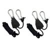 Metal Pulley Tent Tensioner: Windproof Elastic Rope for Camping and Tarps
