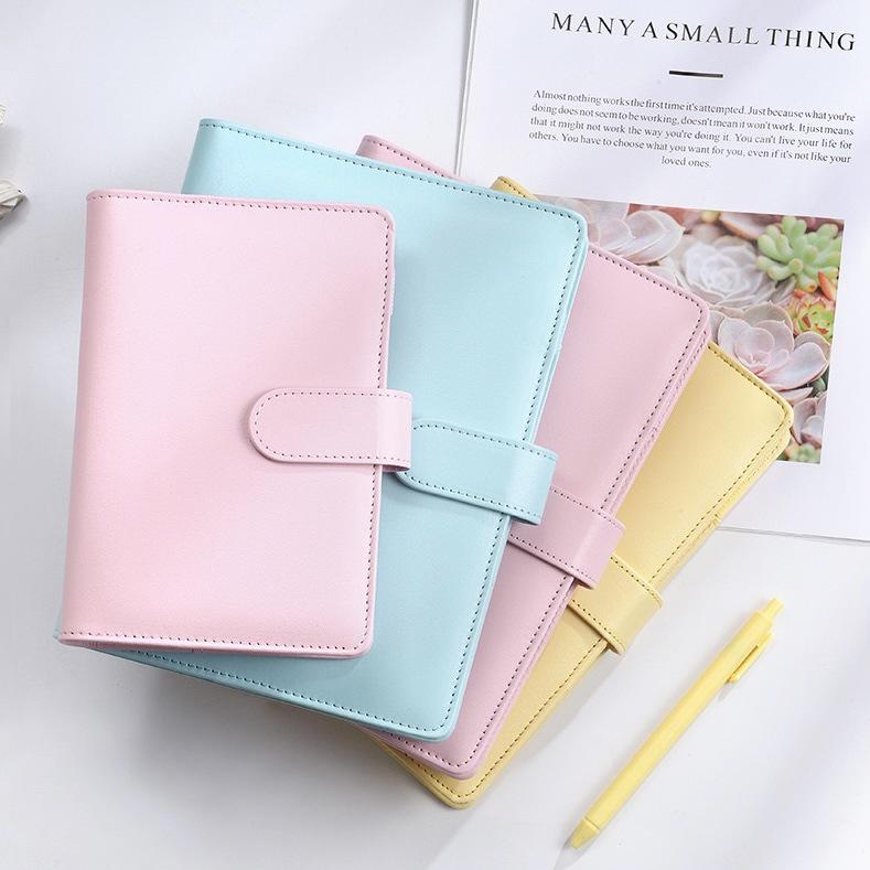 Koreanischer frischer Stil A5/A6 Macaron Loseblatt-Notizbuch