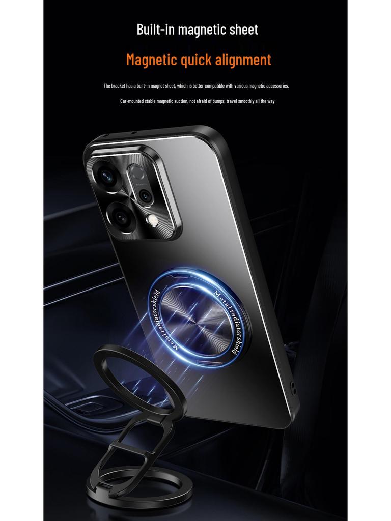 360° otočné magnetické pouzdro se stojánkem pro OPPO Reno14 Pro / Reno13