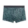 Men's Printed Underwear Comfortable and Breathable Elastic Flat Underwear Square Underwear