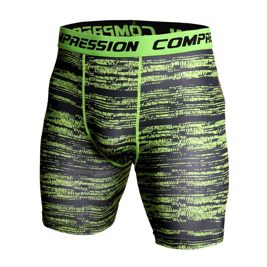 Kompressionsshorts Herren 3D-Druck Camouflage Bodybuilding Tights Kurz Herren Fitnessstudio Shorts Männlich Muscle Alive Elastische Laufshorts