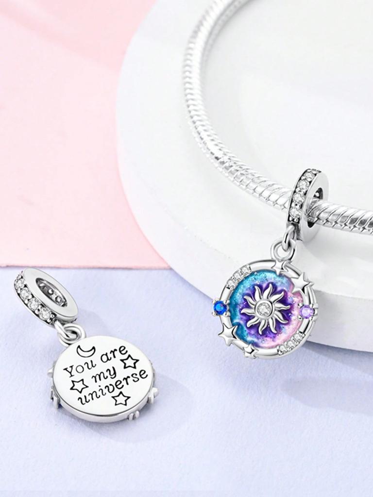 Charms Plata Stars And Moon Beads Charm Copper Plated Fit Charms Copperoriginal Bracelet For Jewelry Making Diy Charm